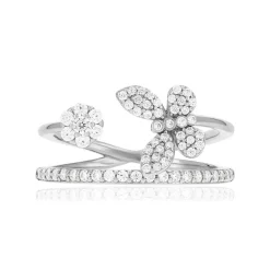 Bague argent 925 et zirconias