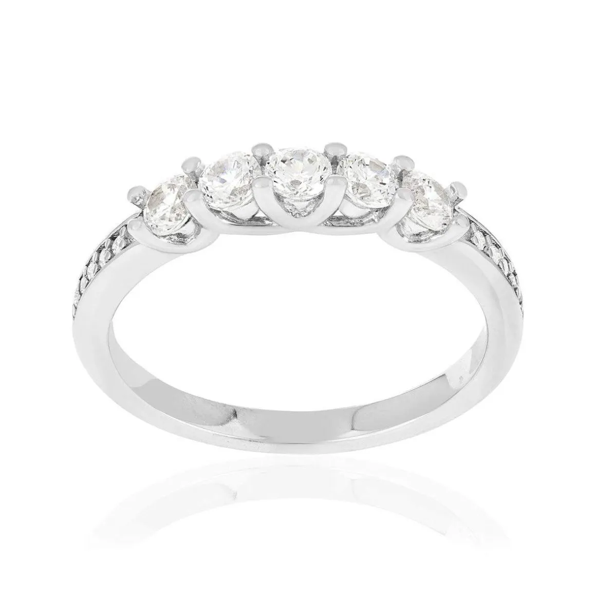 Bague argent 925 et zirconias