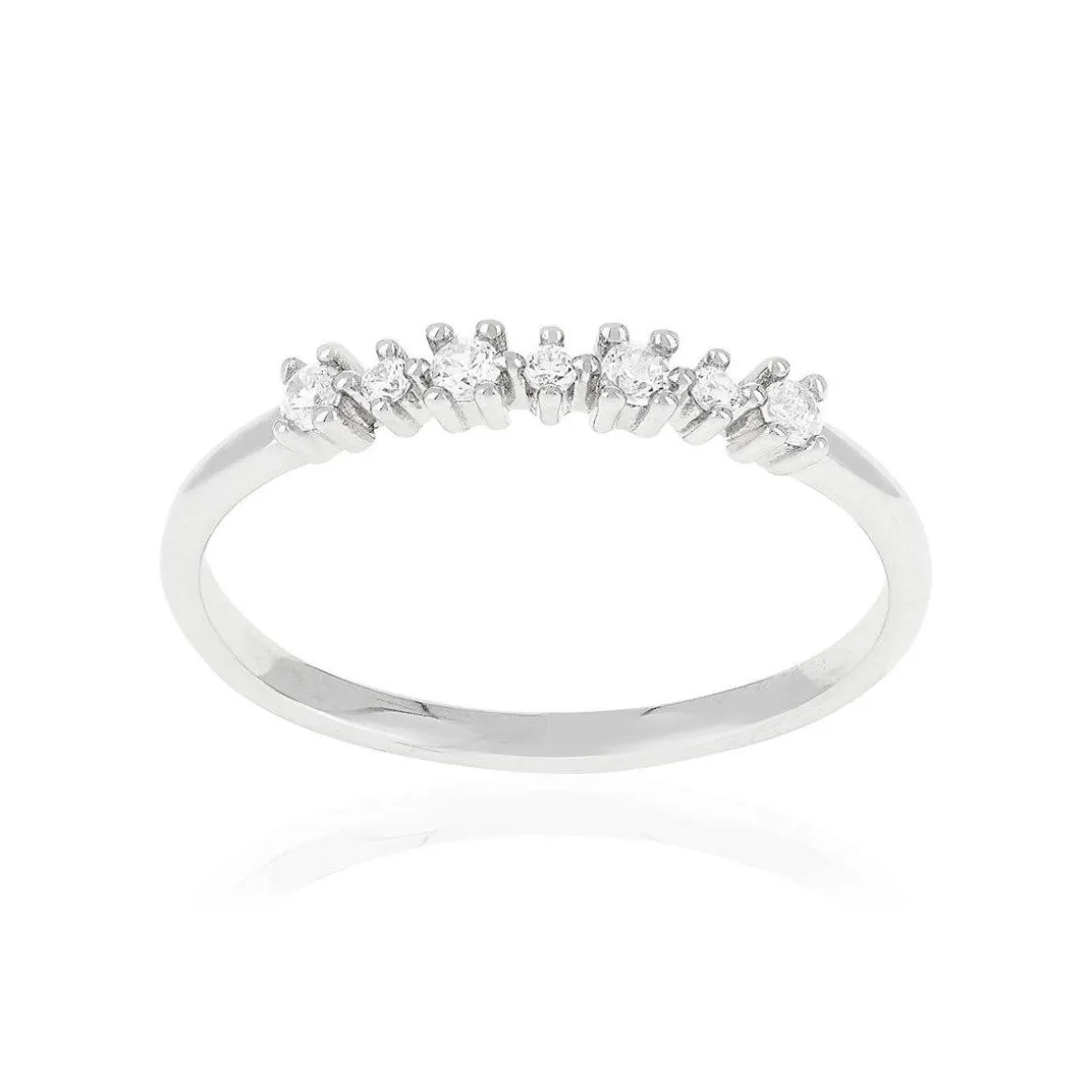 Bague argent 925 et zirconias
