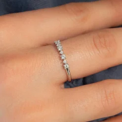Bague argent 925 et zirconias