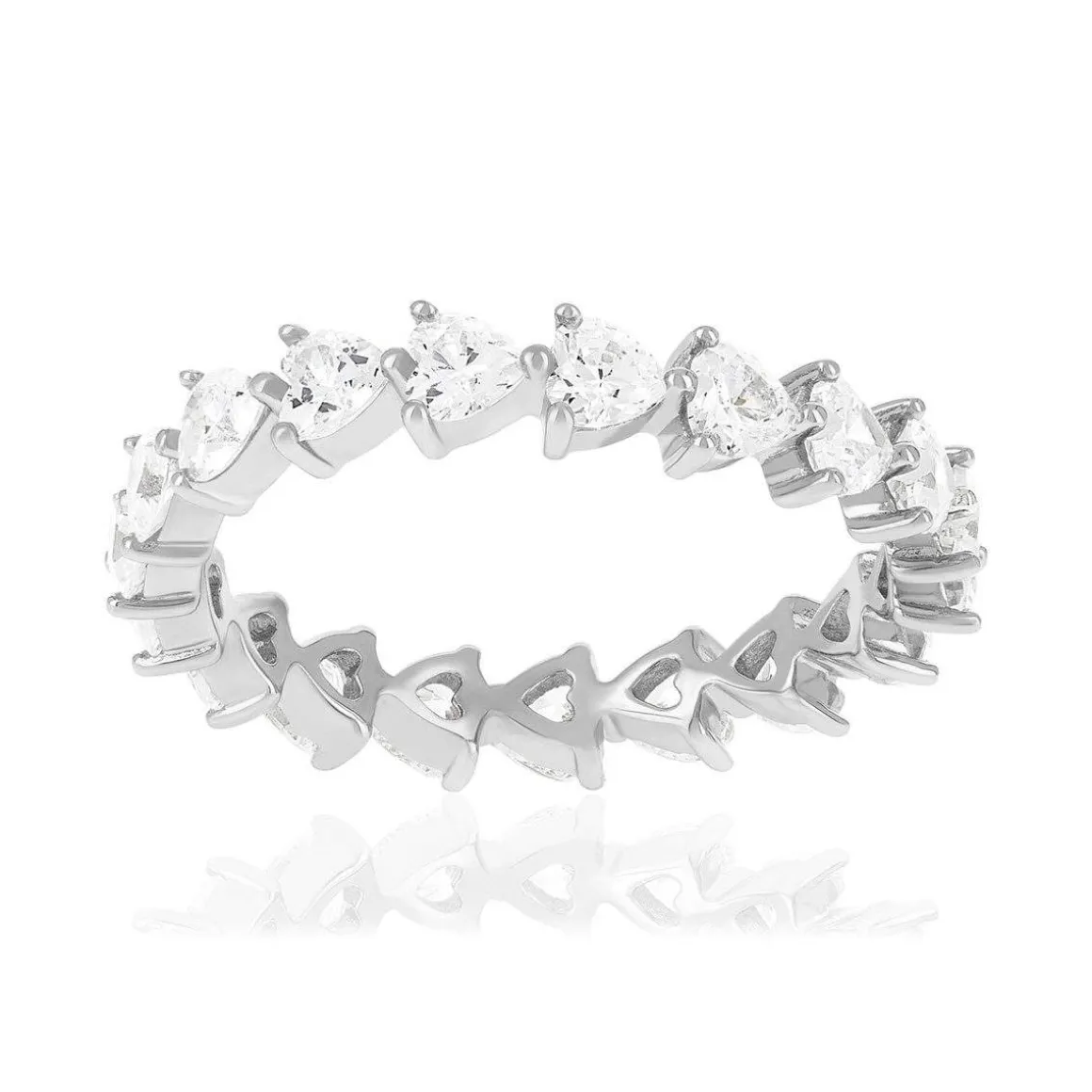 Bague argent 925 et zirconias