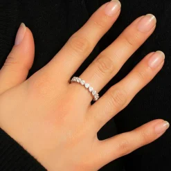Bague argent 925 et zirconias