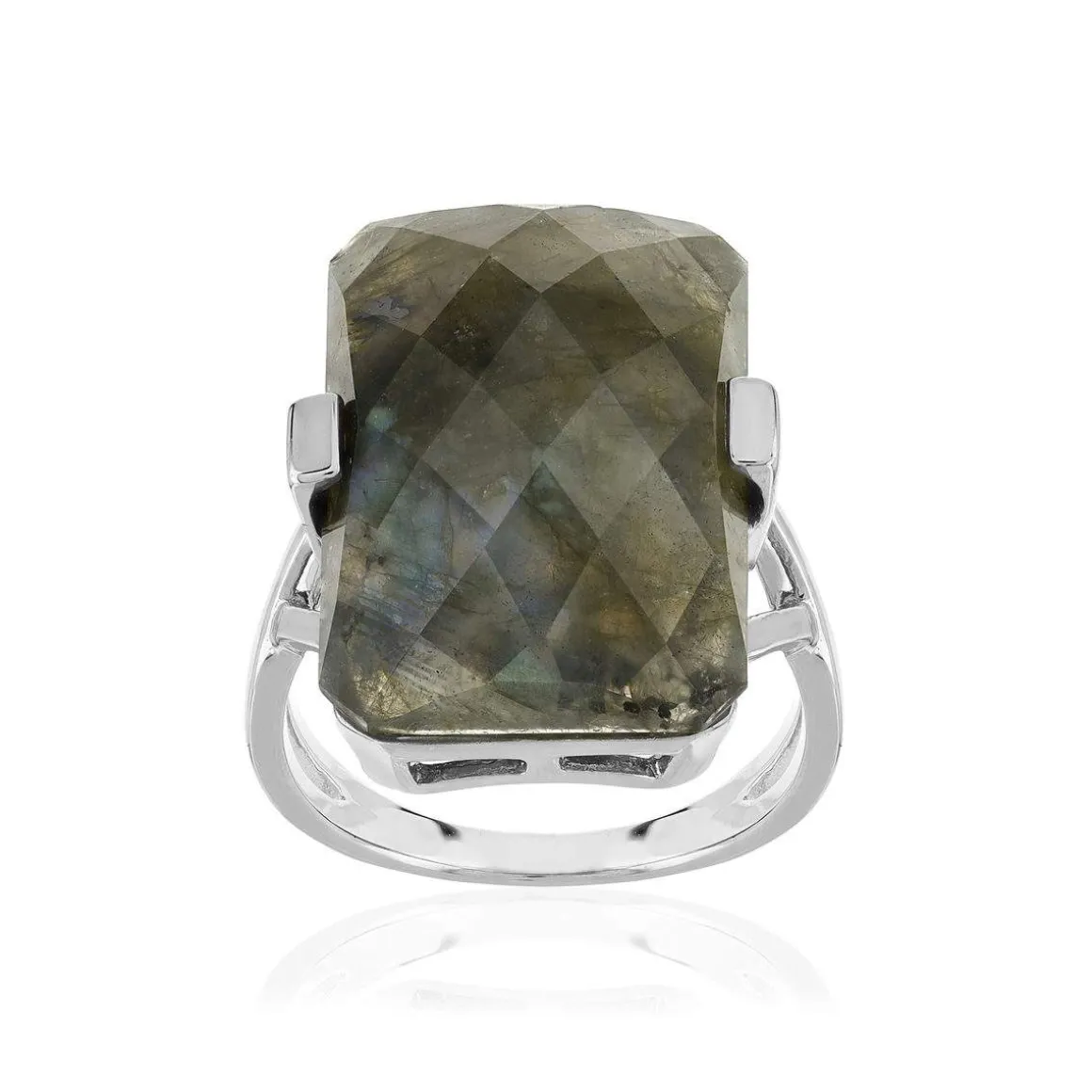 Bague argent 925 labradorite