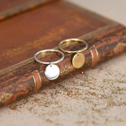 Bague argent 925 médaille personnalisable