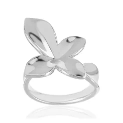 Bague argent 925 motif fleur