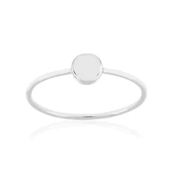 Bague argent 925 motif rond