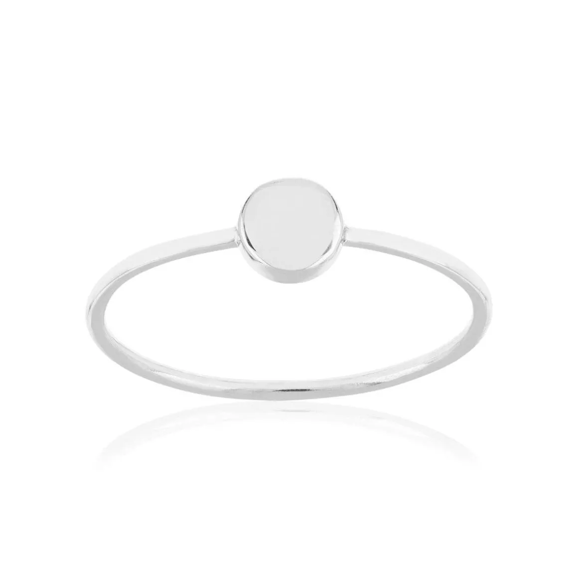 Bague argent 925 motif rond