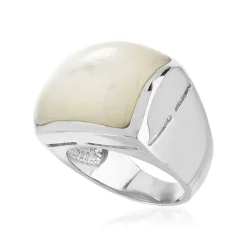 Bague argent 925 nacres