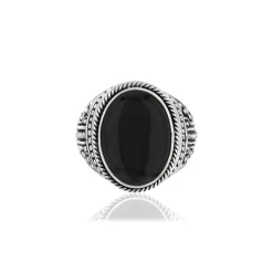 Bague argent 925 onyx