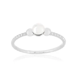 Bague argent perle