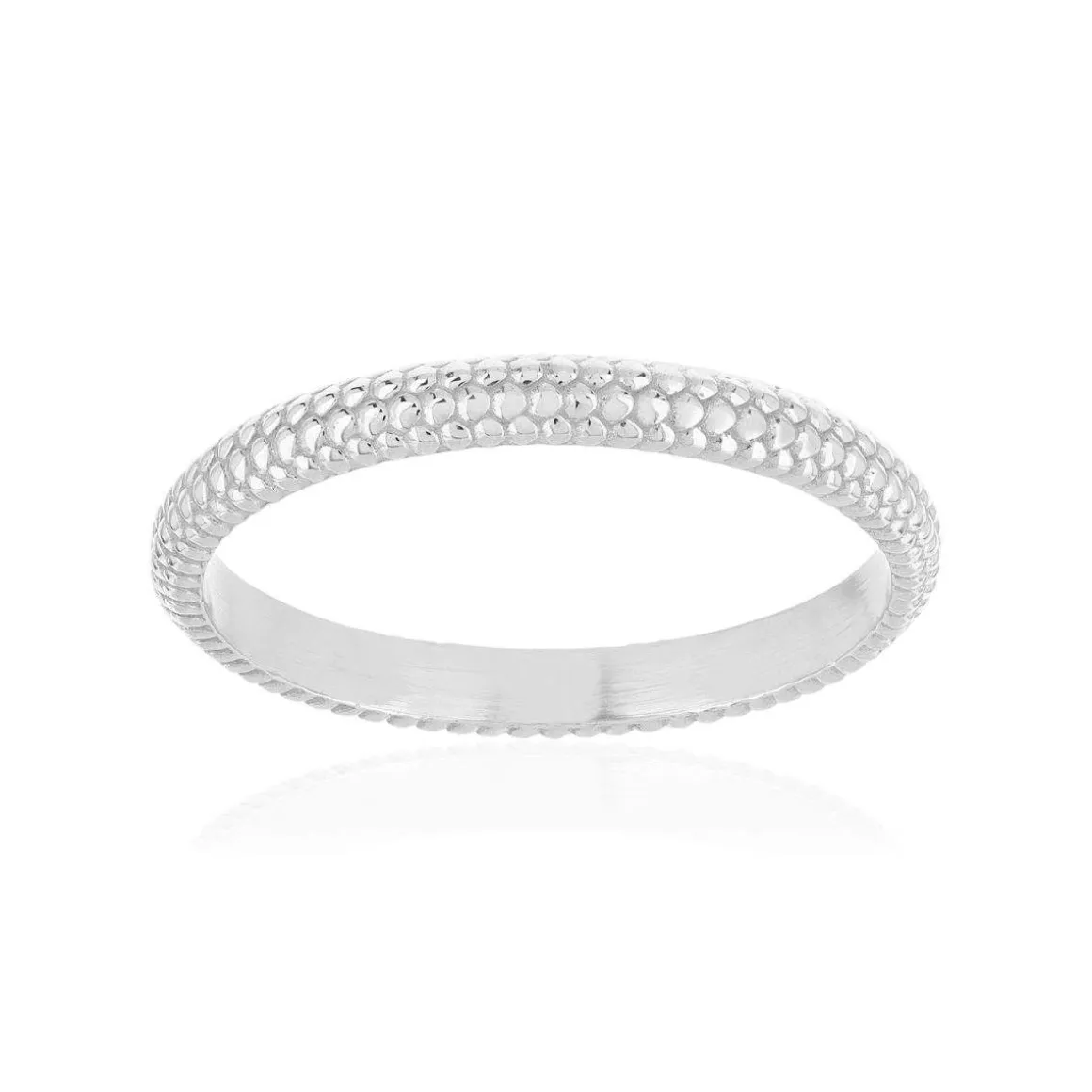 Bague argent 925 perlée