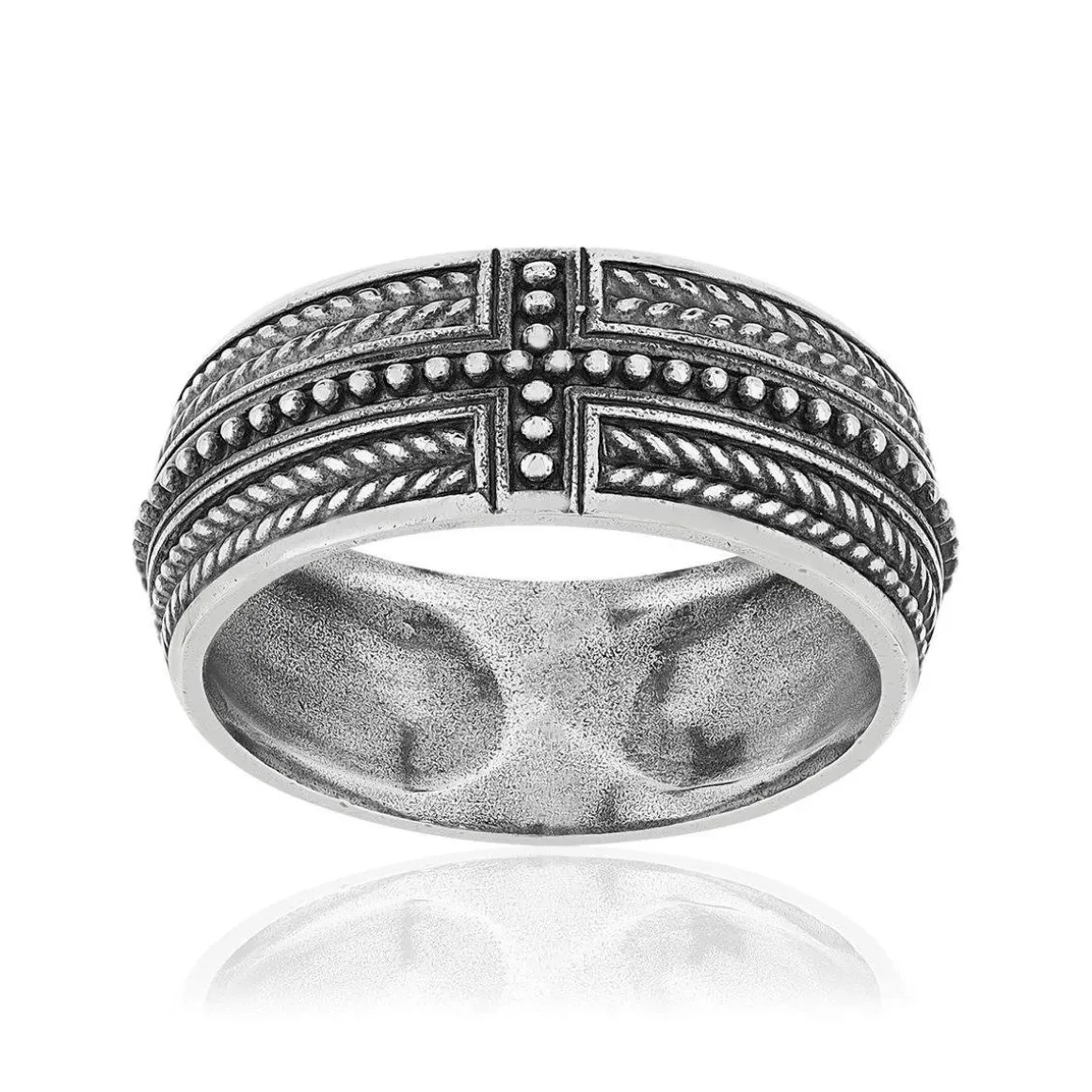 Bague argent 925 perlée