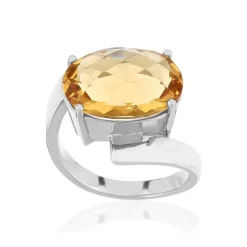 Bague argent 925 pierre synthétique