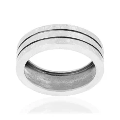 Bague argent 925 vieilli