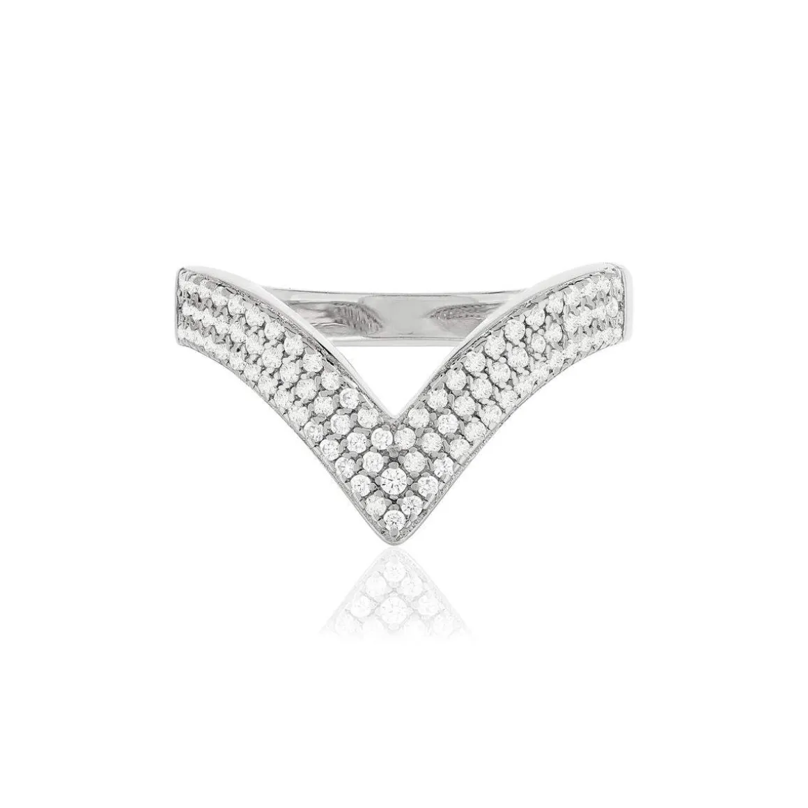 Bague argent 925 zirconias
