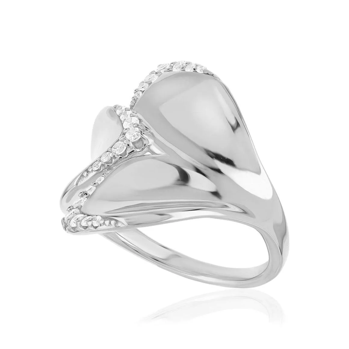 Bague argent 925 zirconias