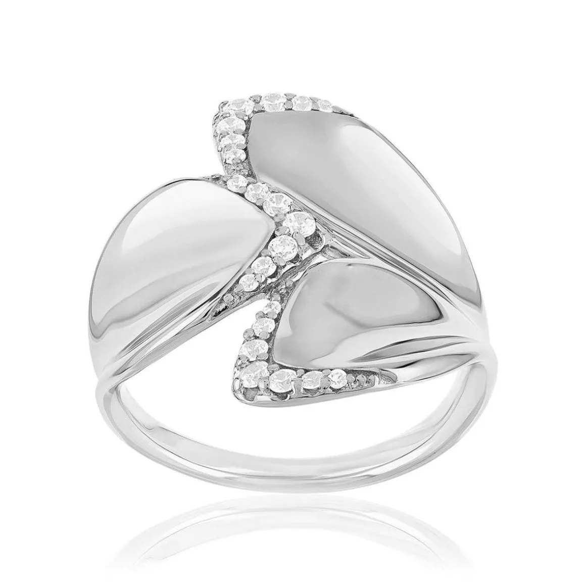 Bague argent 925 zirconias