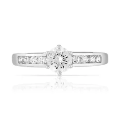 Bague argent 925 zirconias