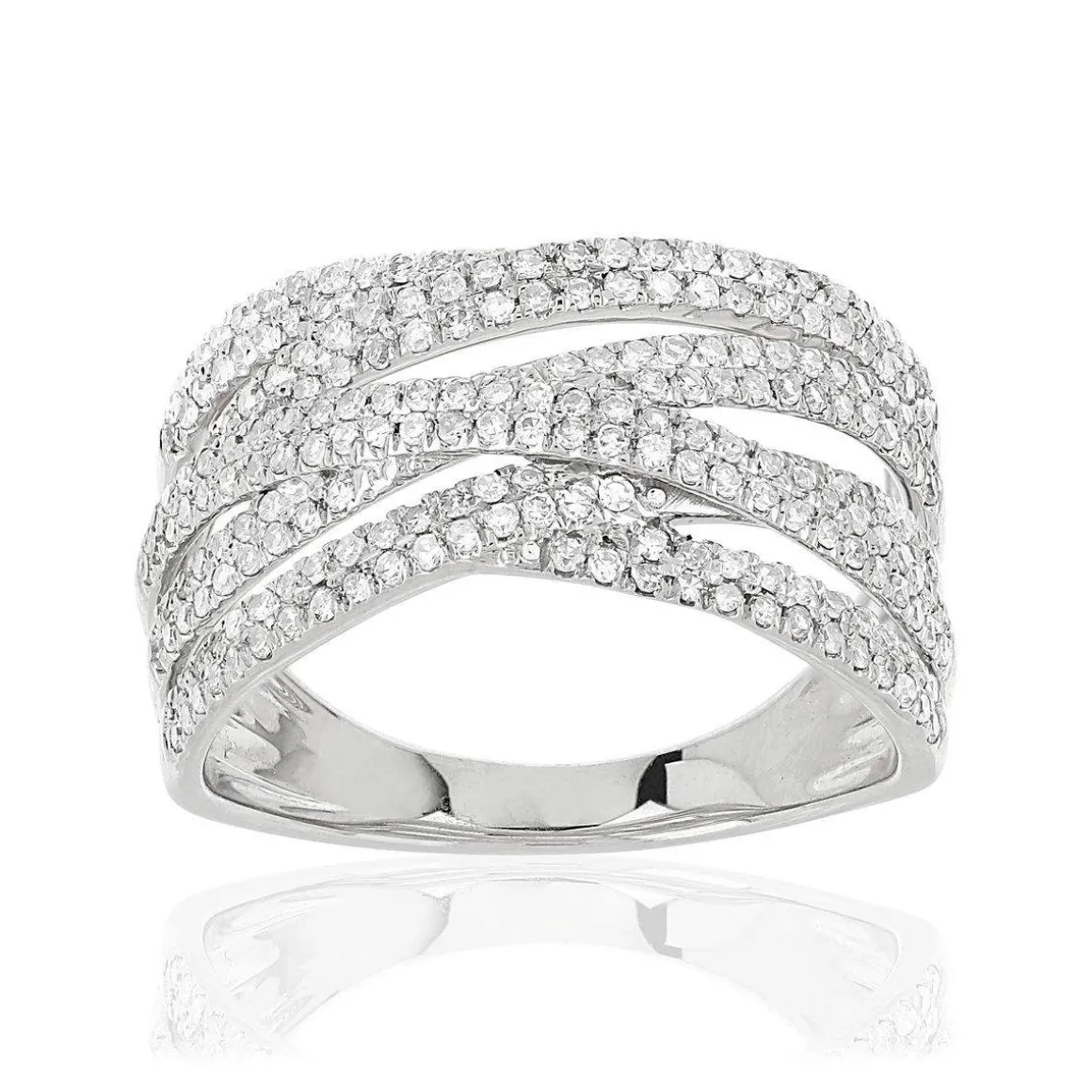 Bague argent 925 zirconias