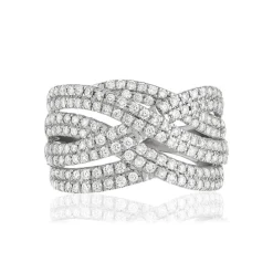 Bague argent 925 zirconias