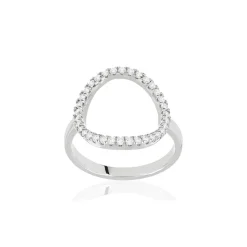 Bague argent 925 zirconias
