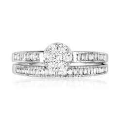 Bague argent 925 zirconias