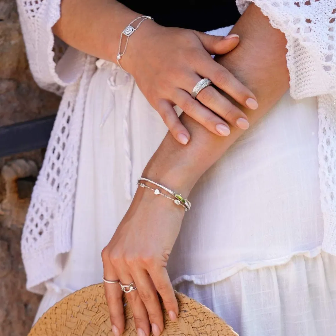 Bague argent 925 zirconias