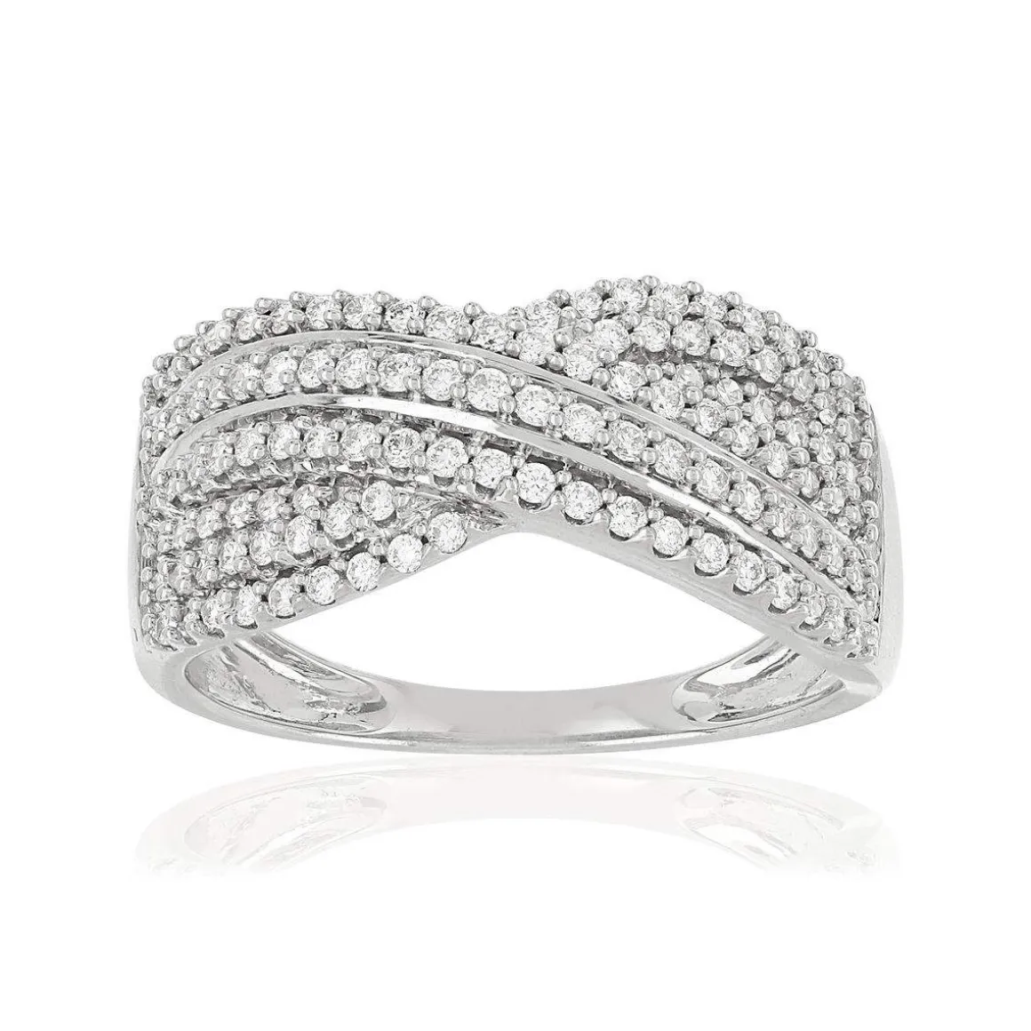 Bague argent 925 zirconias