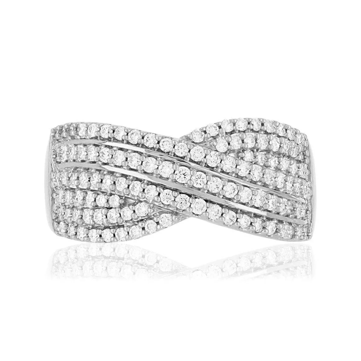 Bague argent 925 zirconias