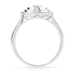 Bague argent 925 zirconias