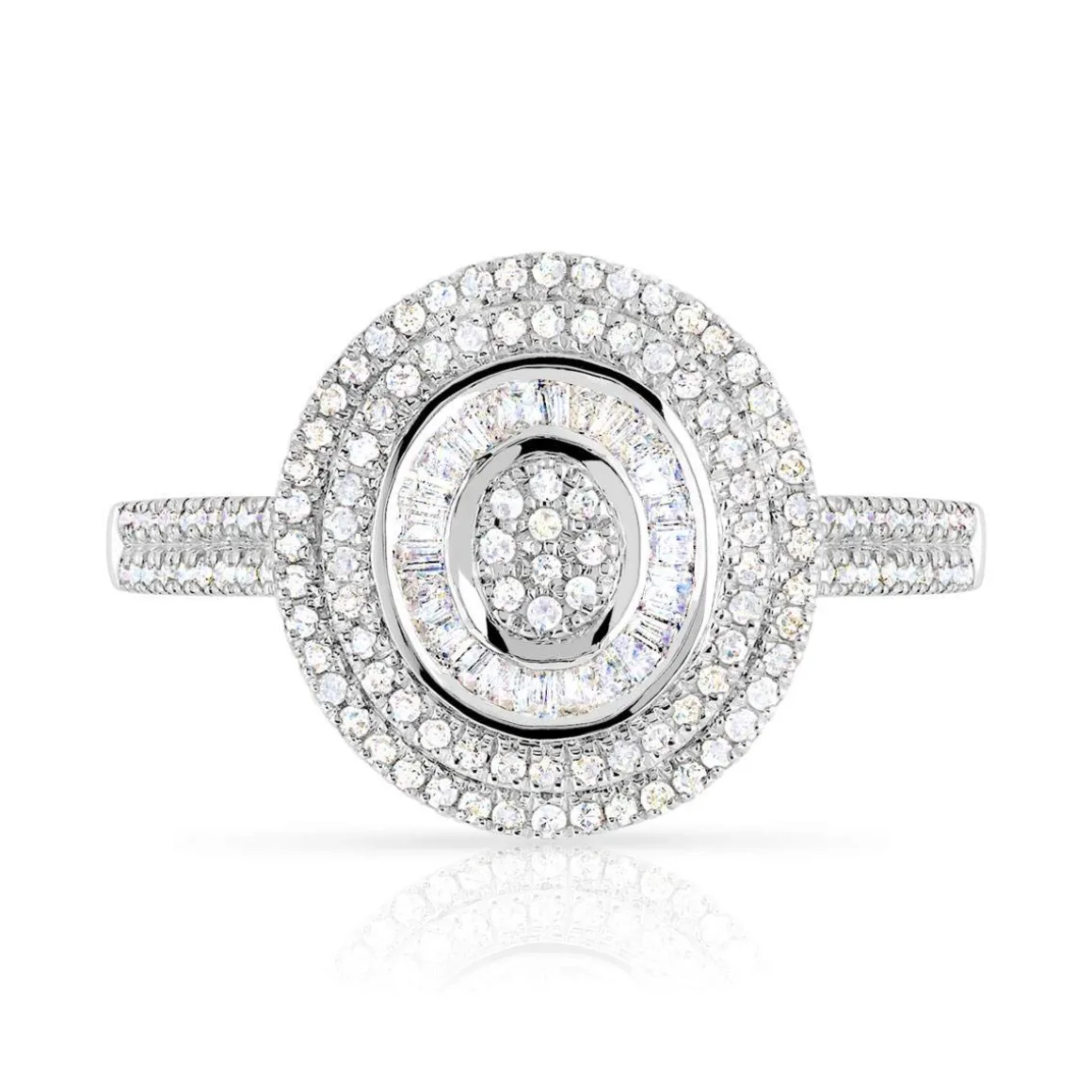 Bague argent 925 zirconias