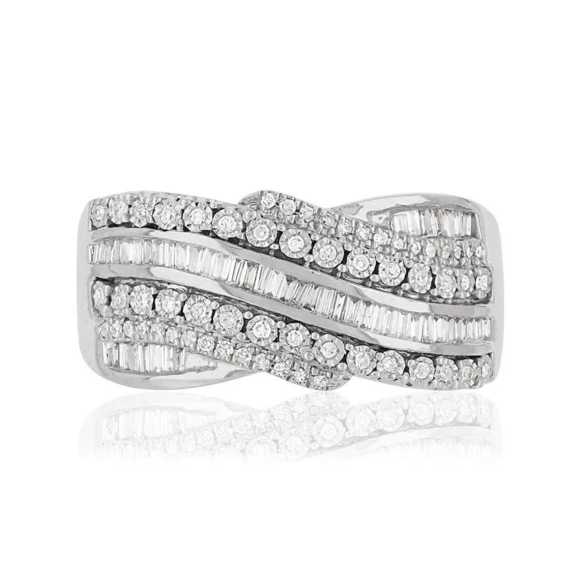 Bague argent 925 zirconias