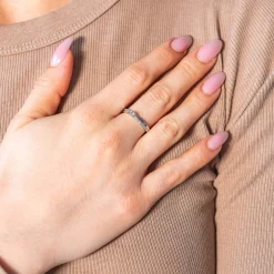 Bague argent 925 zirconias