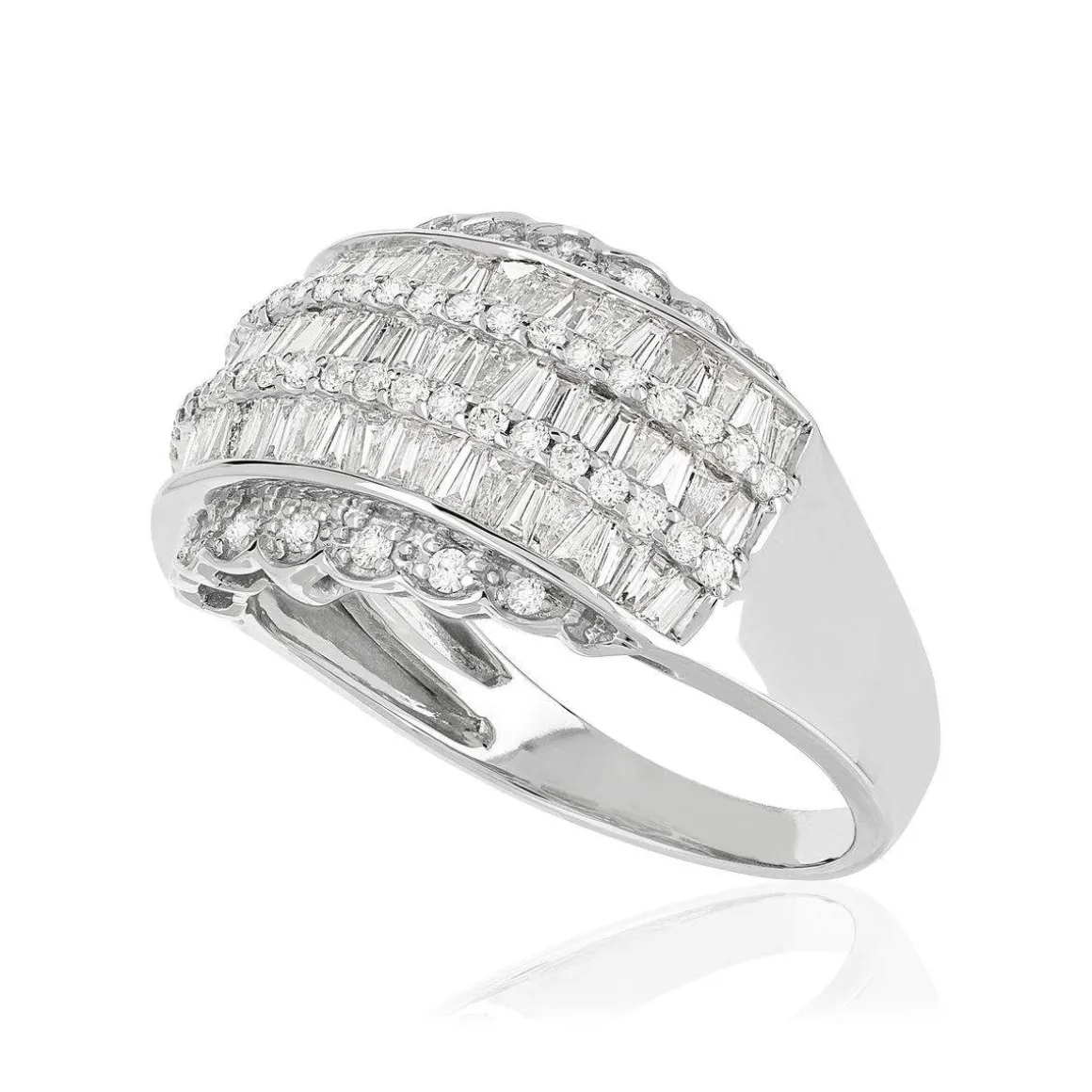 Bague argent 925 zirconias