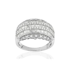 Bague argent 925 zirconias