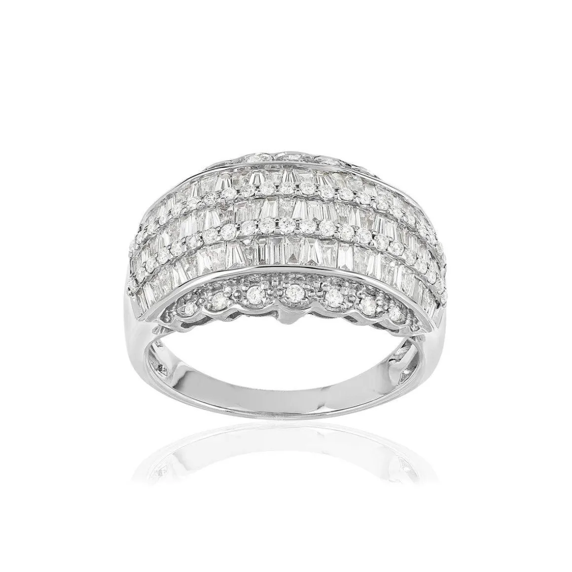 Bague argent 925 zirconias