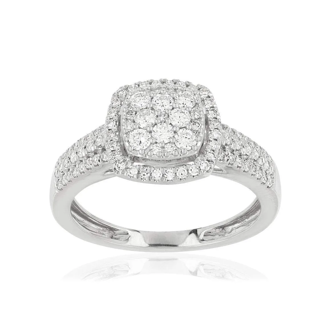 Bague argent 925 zirconias