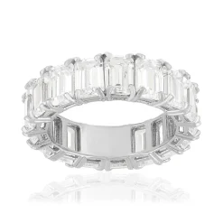 Bague argent 925 zirconias