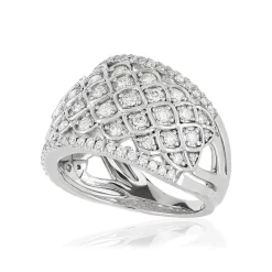 Bague argent 925 zirconias