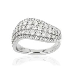 Bague argent 925 zirconias