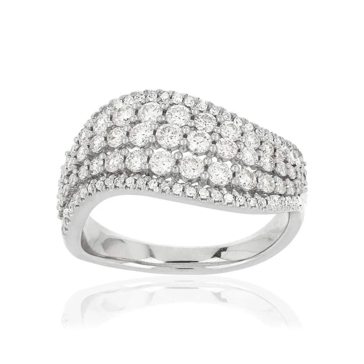 Bague argent 925 zirconias