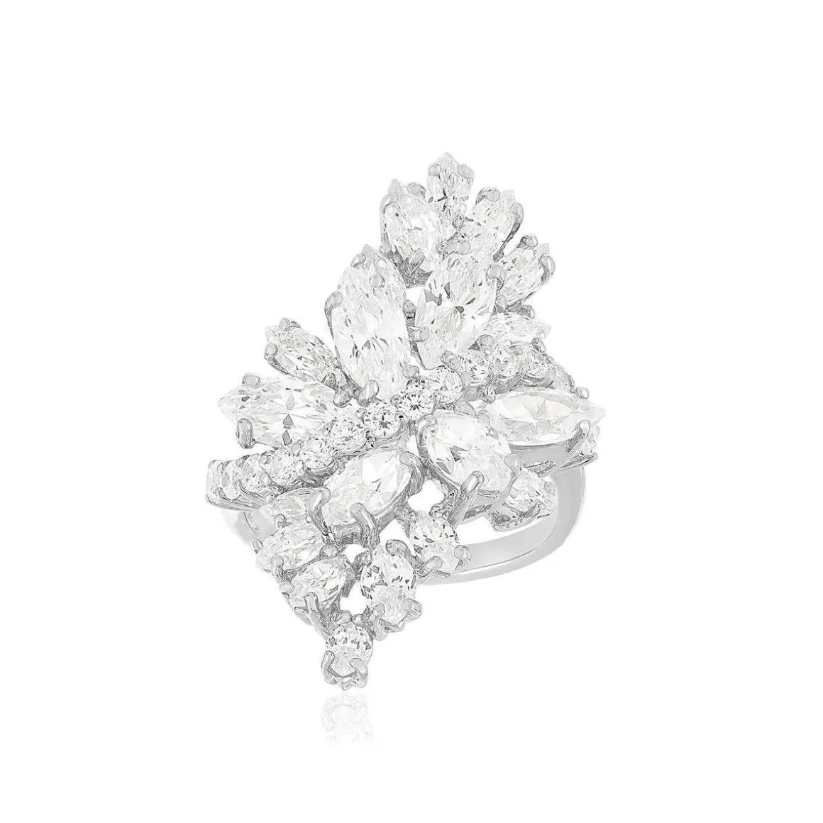 Bague argent 925 zirconias