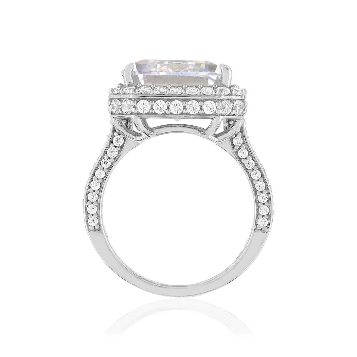 Bague argent 925 zirconias