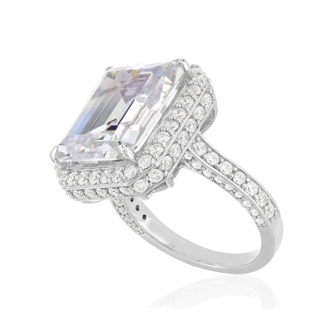 Bague argent 925 zirconias