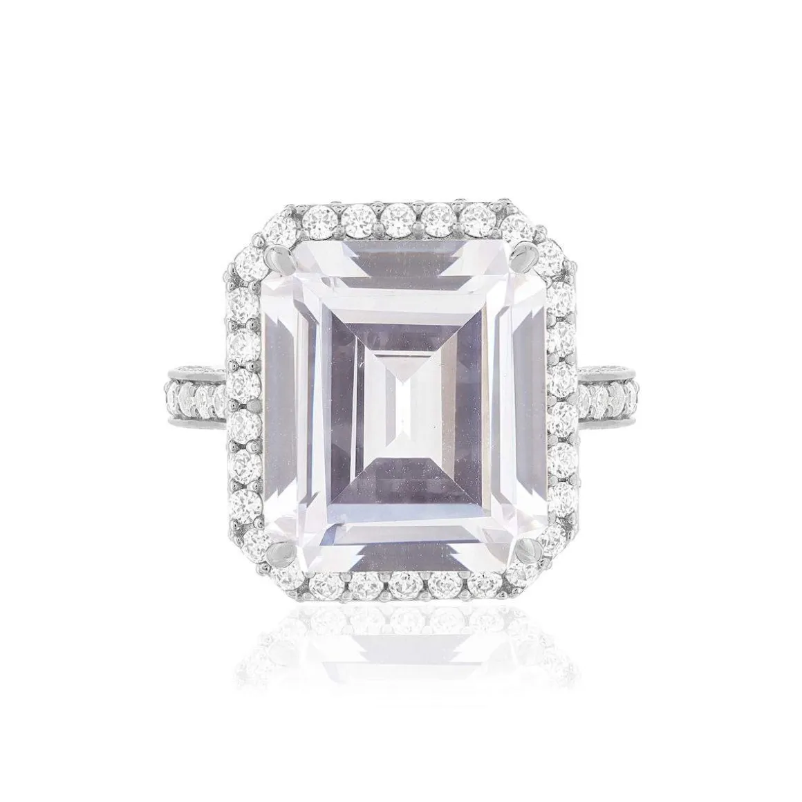 Bague argent 925 zirconias