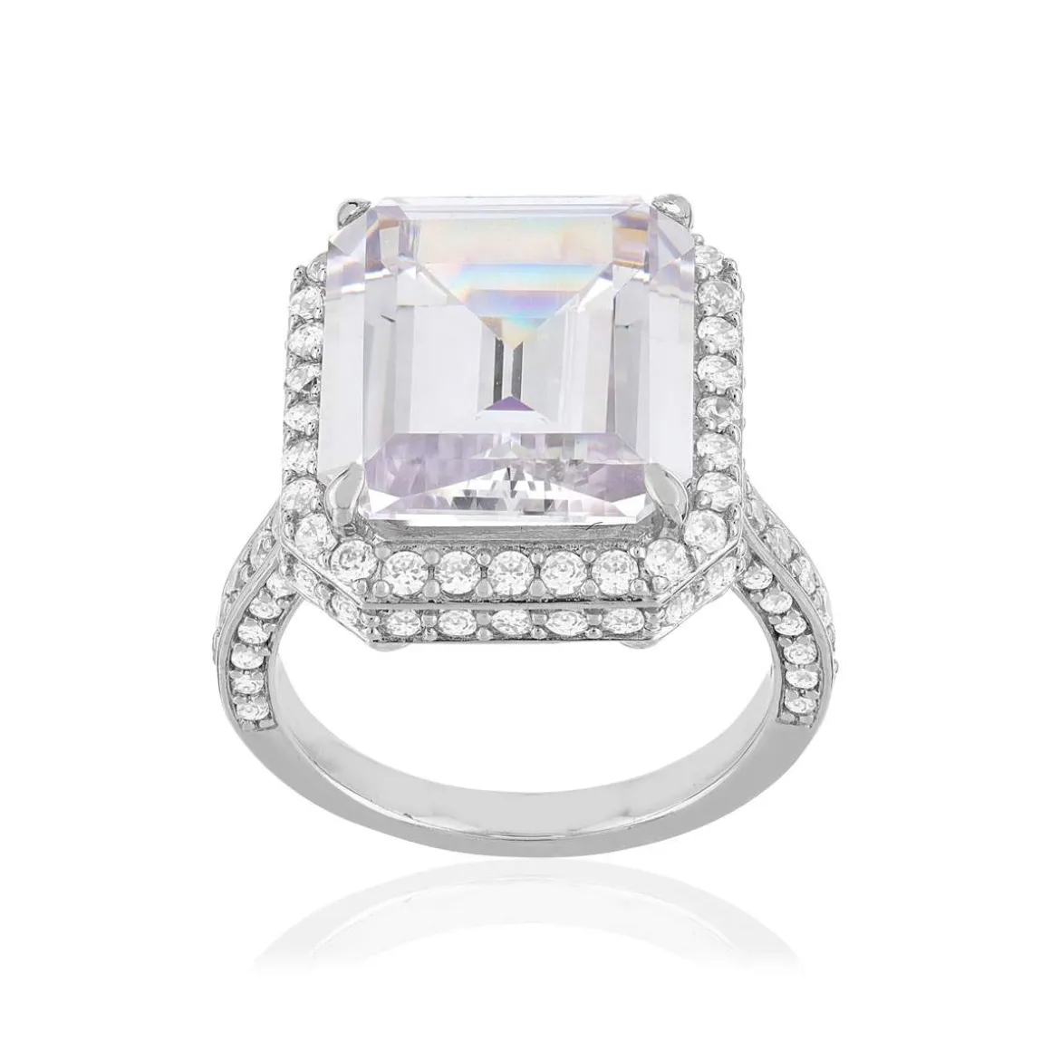 Bague argent 925 zirconias