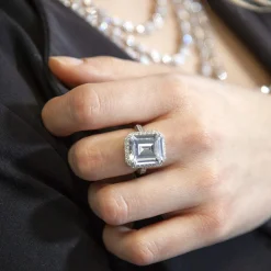 Bague argent 925 zirconias