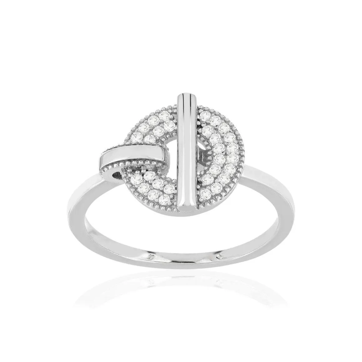 Bague argent 925 zirconias