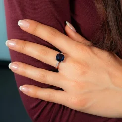Bague argent 925 zirconias