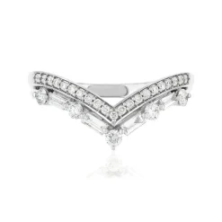 Bague argent 925 zirconias